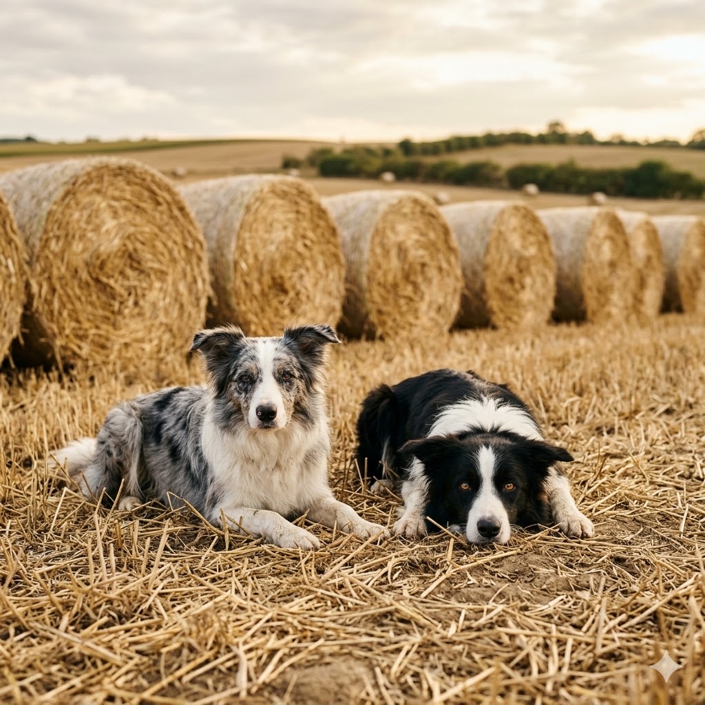 Border collie bélszín